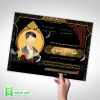 دانلود اعلامیه لایه باز ترحیم آگهی آماده جدید برای سوم مرحوم